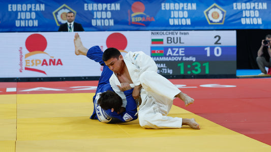 Ivan Nikolchev Rallies After Early Shock to Lift Bulgaria in Cadet -73 kg Final - Image: EJU / European Judo Union