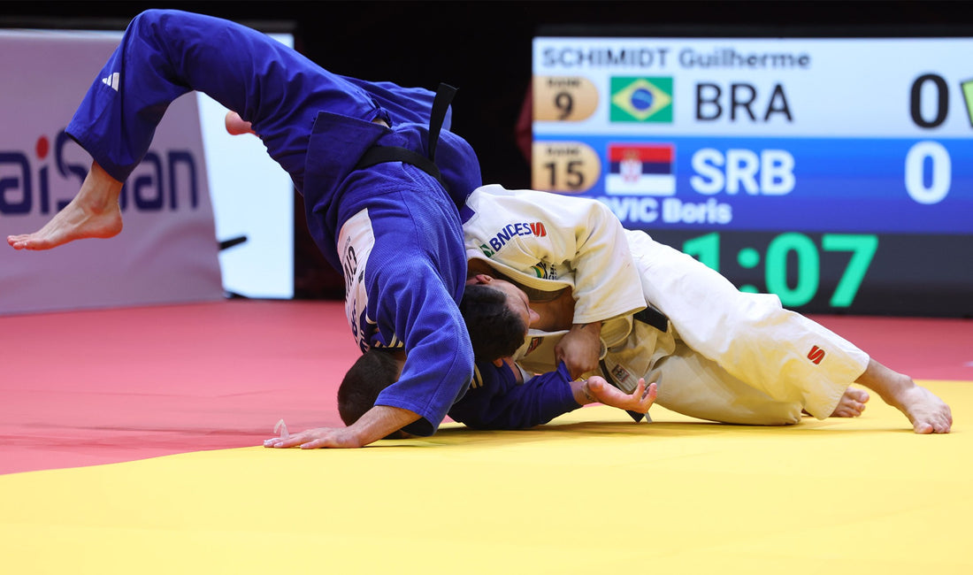 Seoi-otoshi Decides Budapest Finale for Guilherme Schimidt - Image: IJF / International Judo Federation