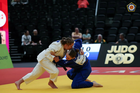 Birthday gold crowns Skye Westwood at Lausanne Grand Slam - Image: EJU / European Judo Union