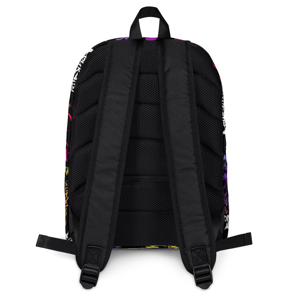 Backpack "Colorful Combat Values Graffiti Style"