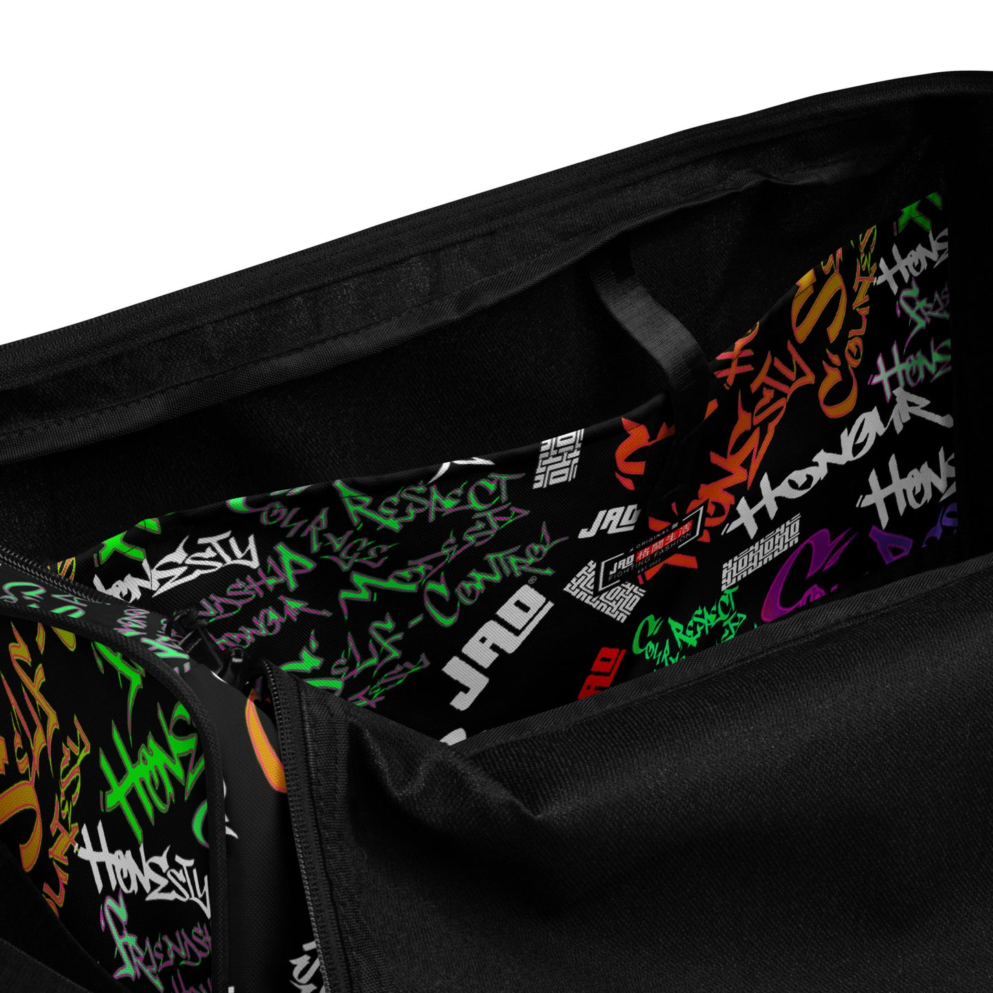 Duffle bag "Colorful Combat Values Graffiti Style"