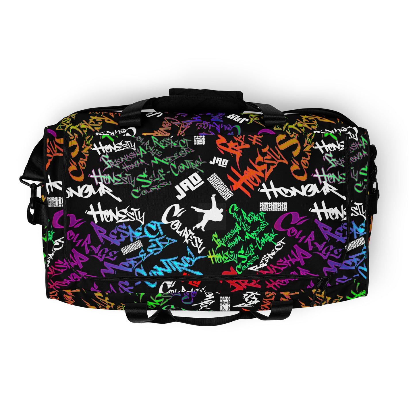 Duffle bag "Colorful Combat Values Graffiti Style"