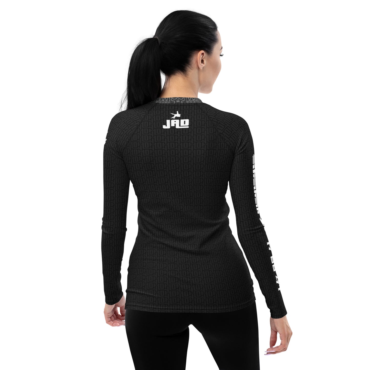 Ultimate Frauen Rash Guard 'Ippon Skull Black' | JAD®