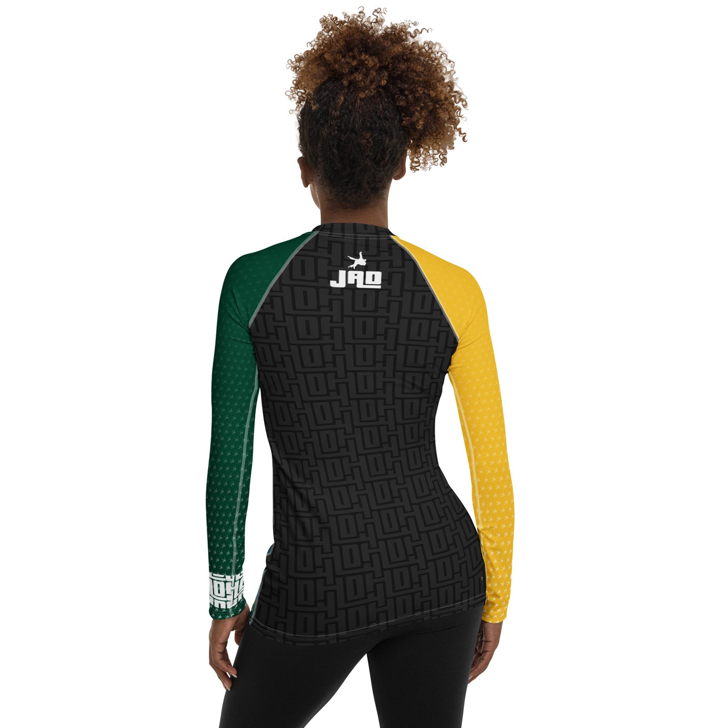 Ultimate Women's Rash Guard 'Green Fighting Lifestyle' | JAD®