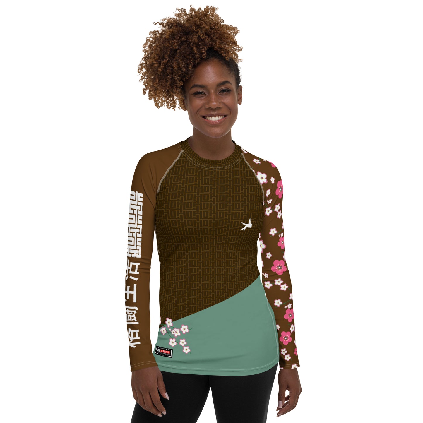 Ultimate Women's Rash Guard 'Fighting Lady Brown' | JAD®