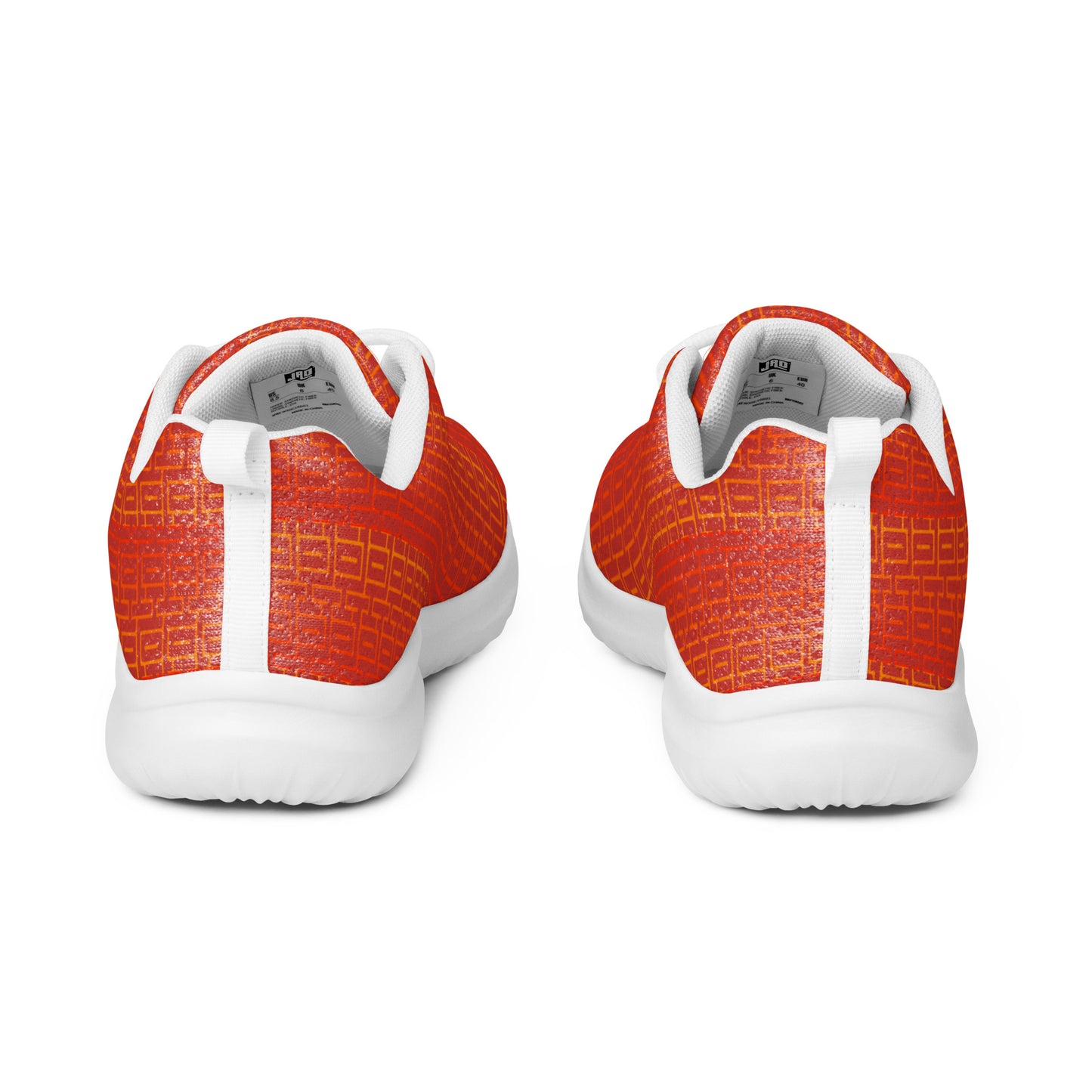 Men’s athletic shoes "Fresh Orange JAD Pattern"