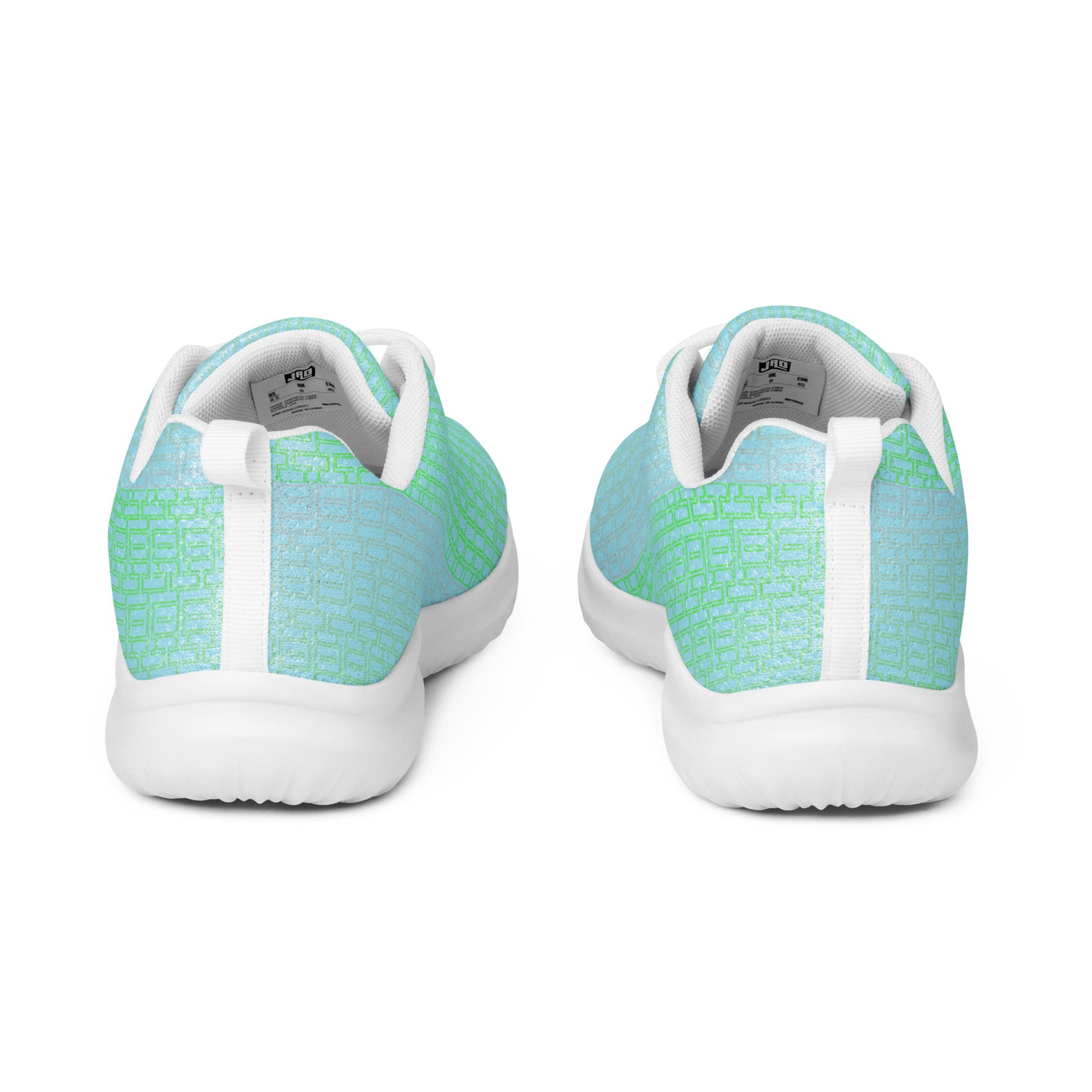 Men’s athletic shoes "Fresh Green JAD Pattern"