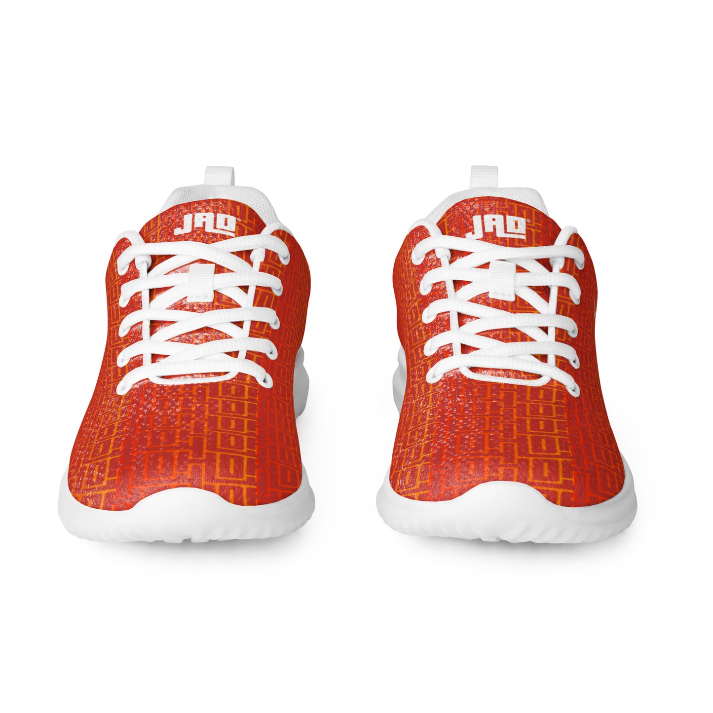 Men’s athletic shoes "Fresh Orange JAD Pattern"