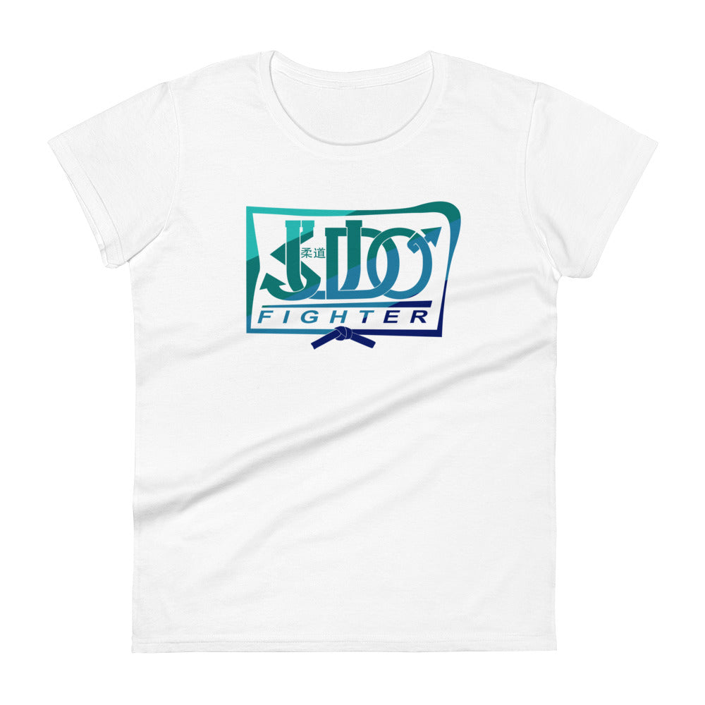 Women's t-shirt 'Judo Fighter Blue' | JAD®