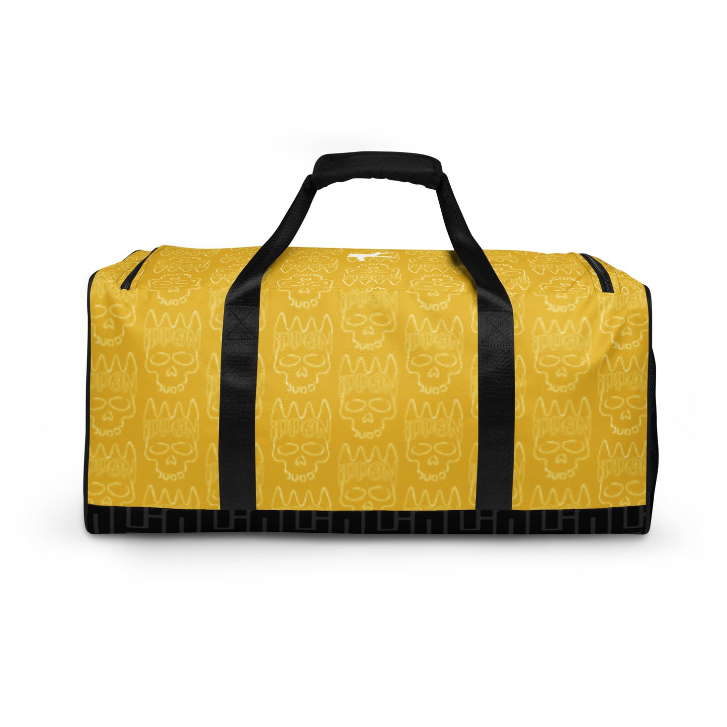 Duffle bag "Ippon Skull Blue Yellow"