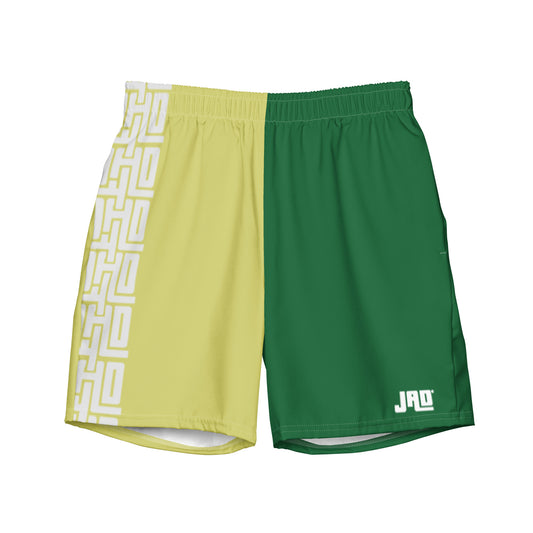 Men's Swim Trunks "JAD Pattern Green"