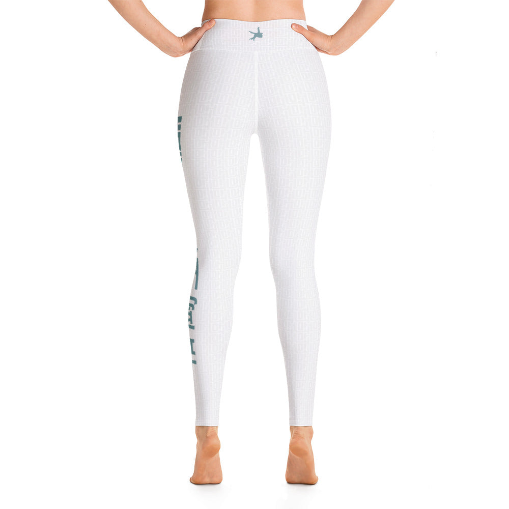 Leggings "White JAD Fighting Lifestyle"