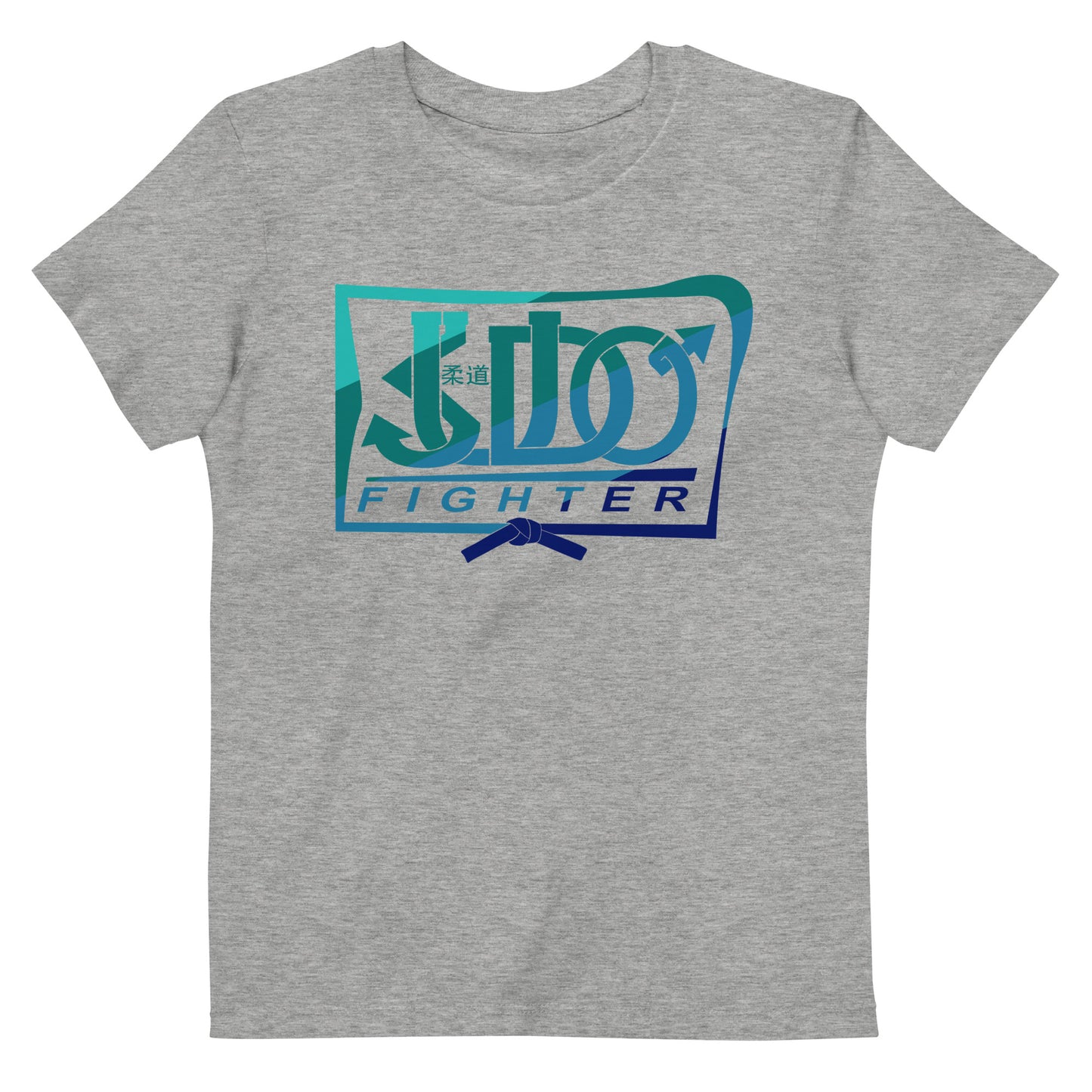 Kids T-Shirt 3-14 years "Judo Fighter Blue"