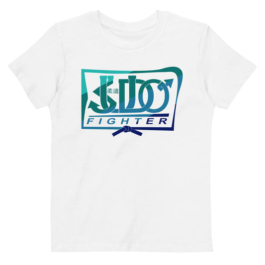 Kids T-Shirt 3-14 years "Judo Fighter Blue"