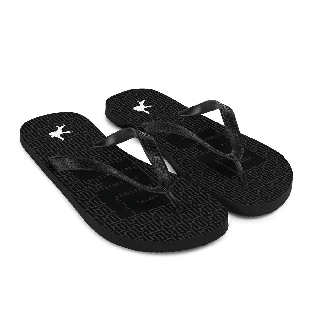 Flip-Flops "JAD Pattern Black"