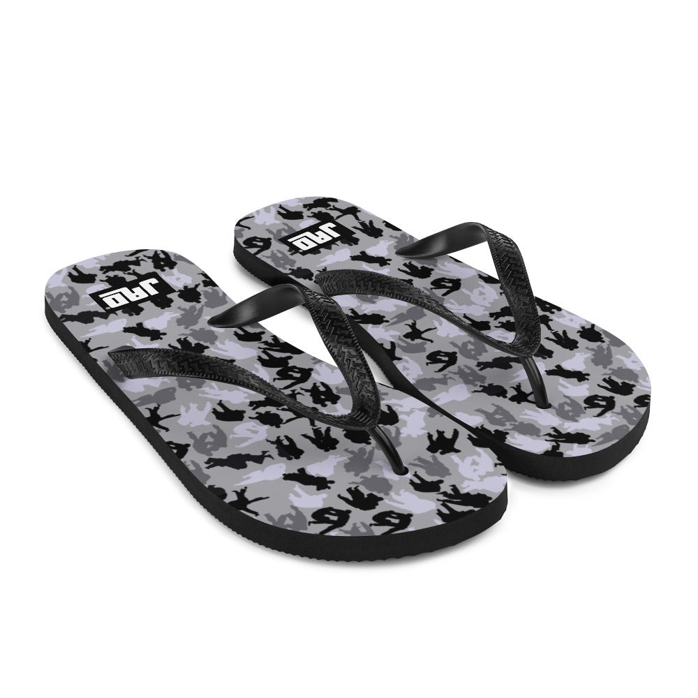 Flip-Flops "Throw Camouflage  Black & White"