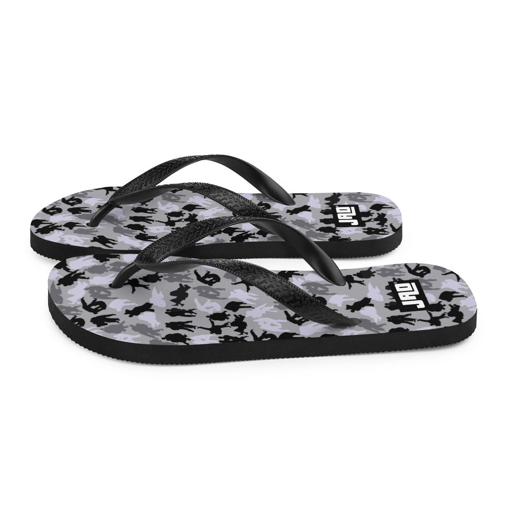 Flip-Flops "Throw Camouflage  Black & White"