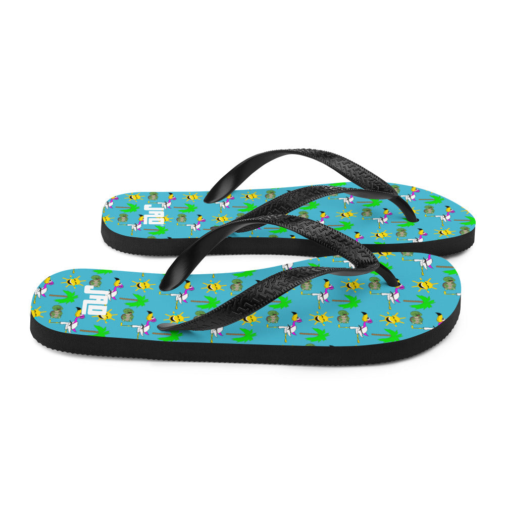 Flip-Flops "Funny Judo Flamingo"