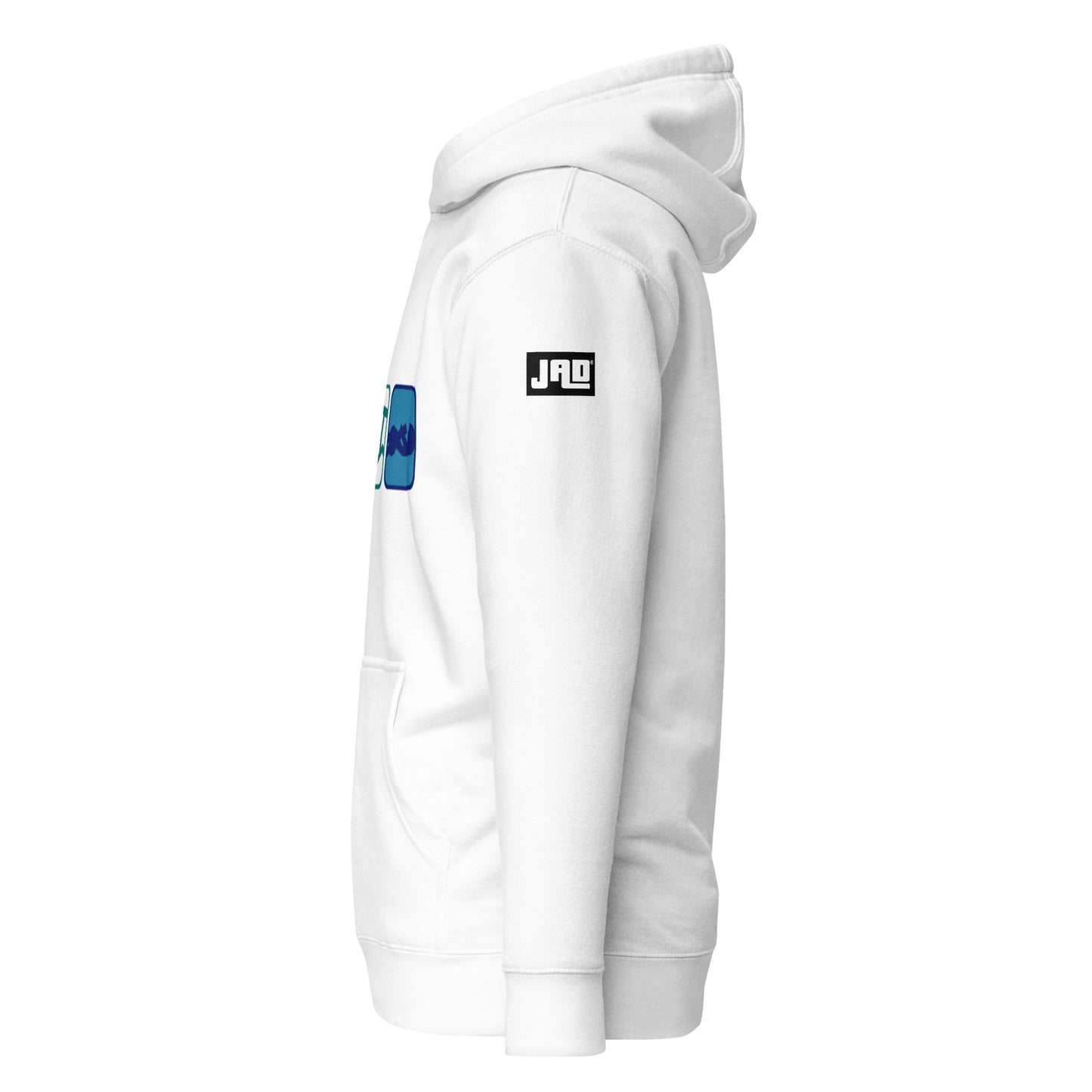 Hoodie 'Abstract Judo Fight Simulation Blue' | JAD®